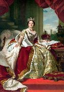 Franz Xaver Winterhalter Portrait of Queen Victoria oil on canvas